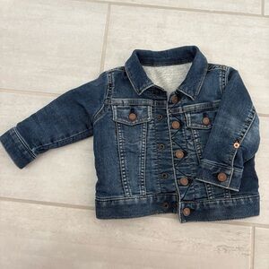 Baby Gap Denim Button Up Jacket, Size 6-12M